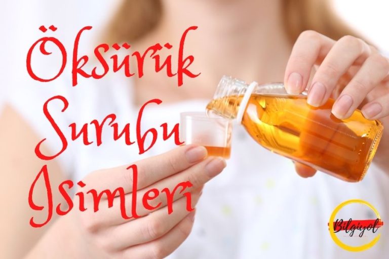 Öksürük şurubu isimleri